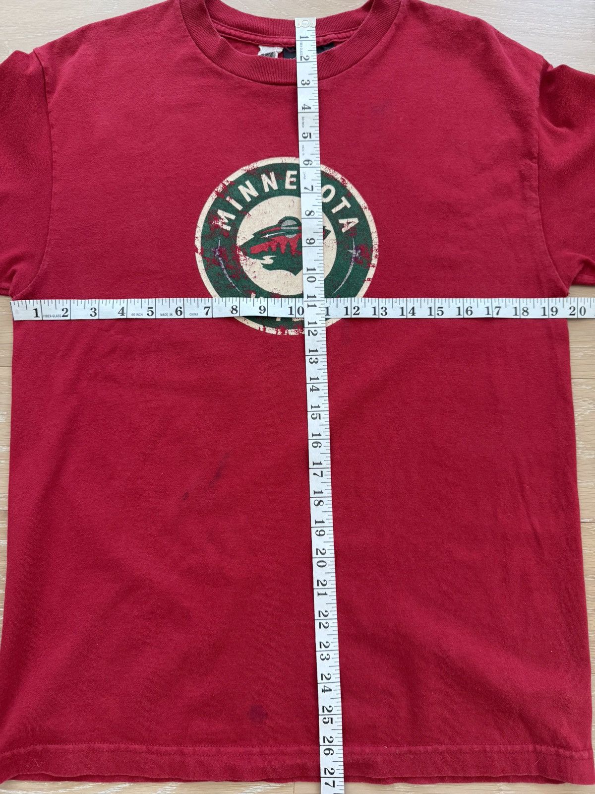 NHL Vintage Minnesota Wild Logo #24 Boogard Shirt Size US M / EU 48-50 / 2 - 4 Thumbnail