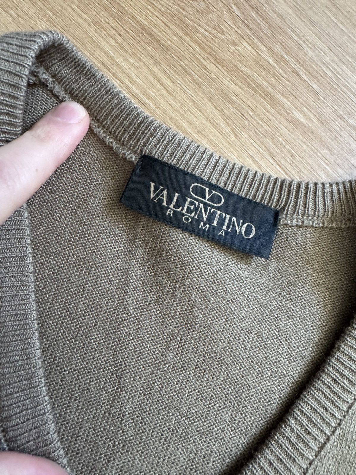Valentino Valentino Roma Merino Wool blend Sweater medium Size US M / EU 48-50 / 2 - 2 Thumbnail
