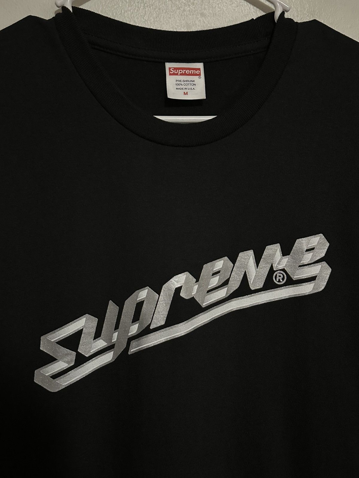 Supreme Supreme Banner Tee Size US M / EU 48-50 / 2 - 2 Thumbnail