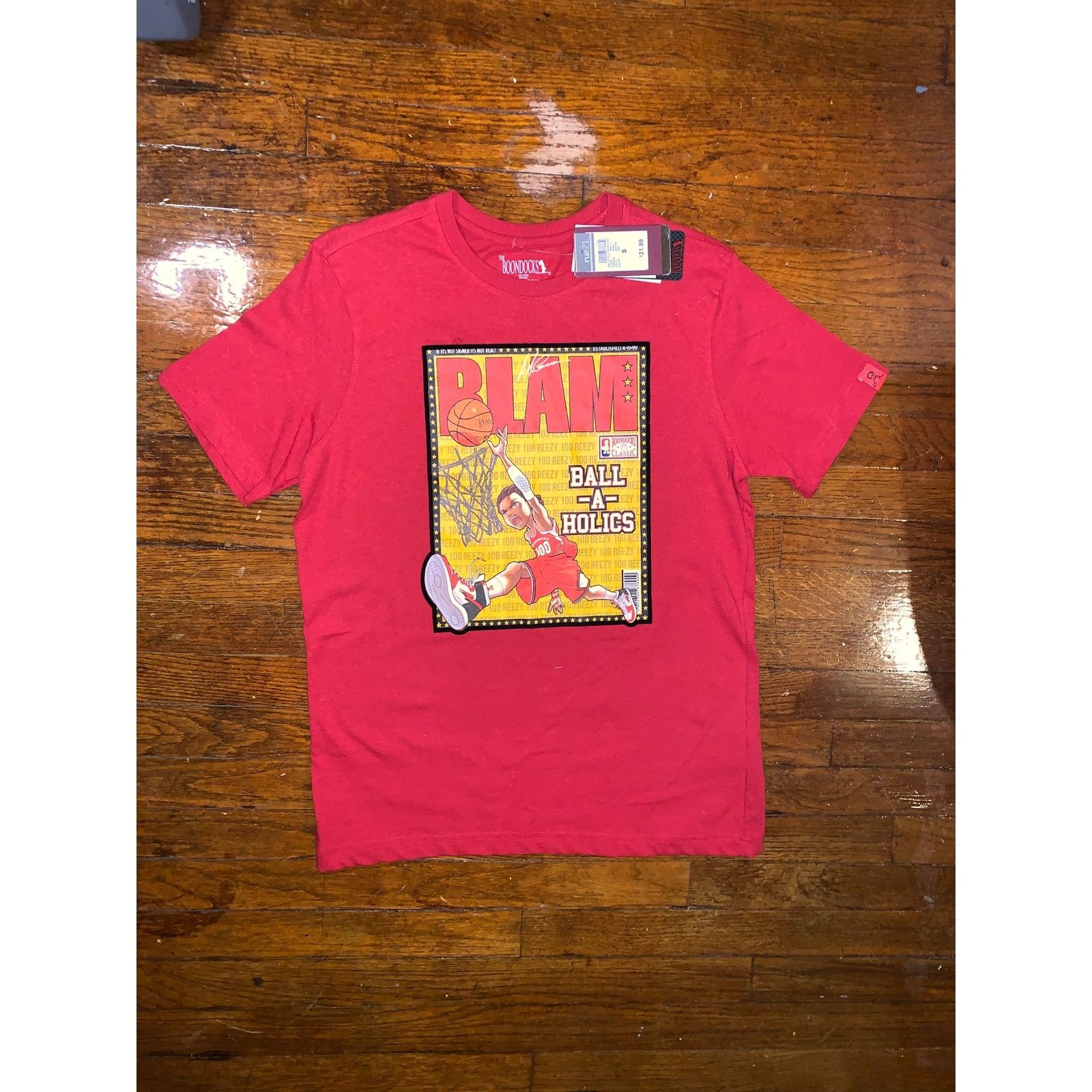 Other × rue21 Boondocks Riley Freeman T Shirt Small Red NWT Adult Swim Size US S / EU 44-46 / 1 - 2 Thumbnail