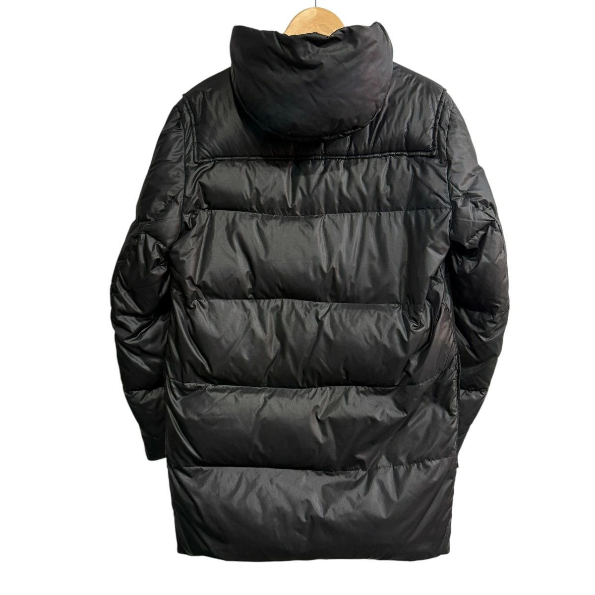 Comme des Garcons Homme Jacket Down Duffle Coat Hooded Toogle Button Plain Black Size US M / EU 48-50 / 2 - 2 Thumbnail