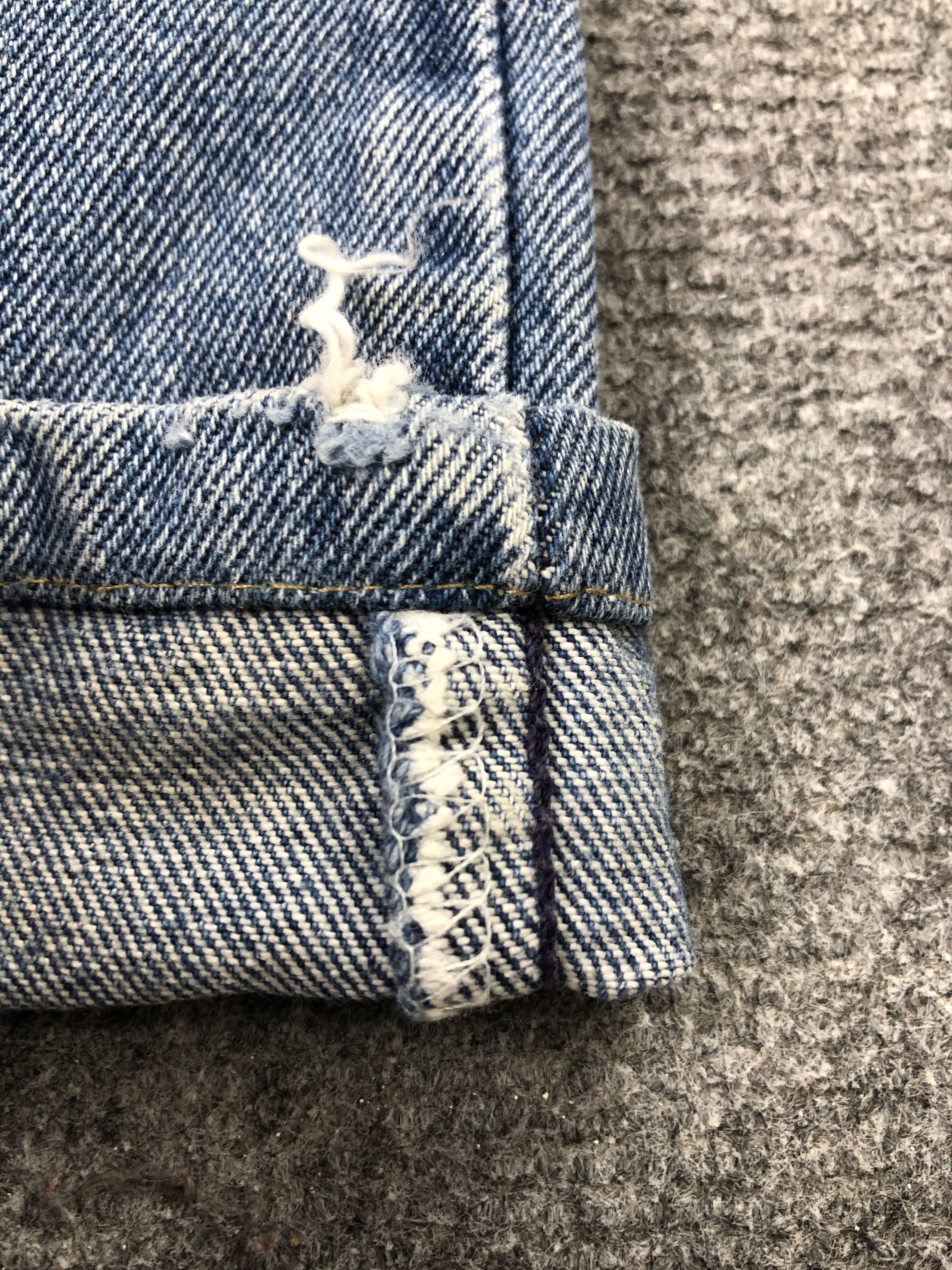 Levi's Vintage 90s Levis 505 Light Wash Jeans DP2437 Size US 39 - 7 Thumbnail