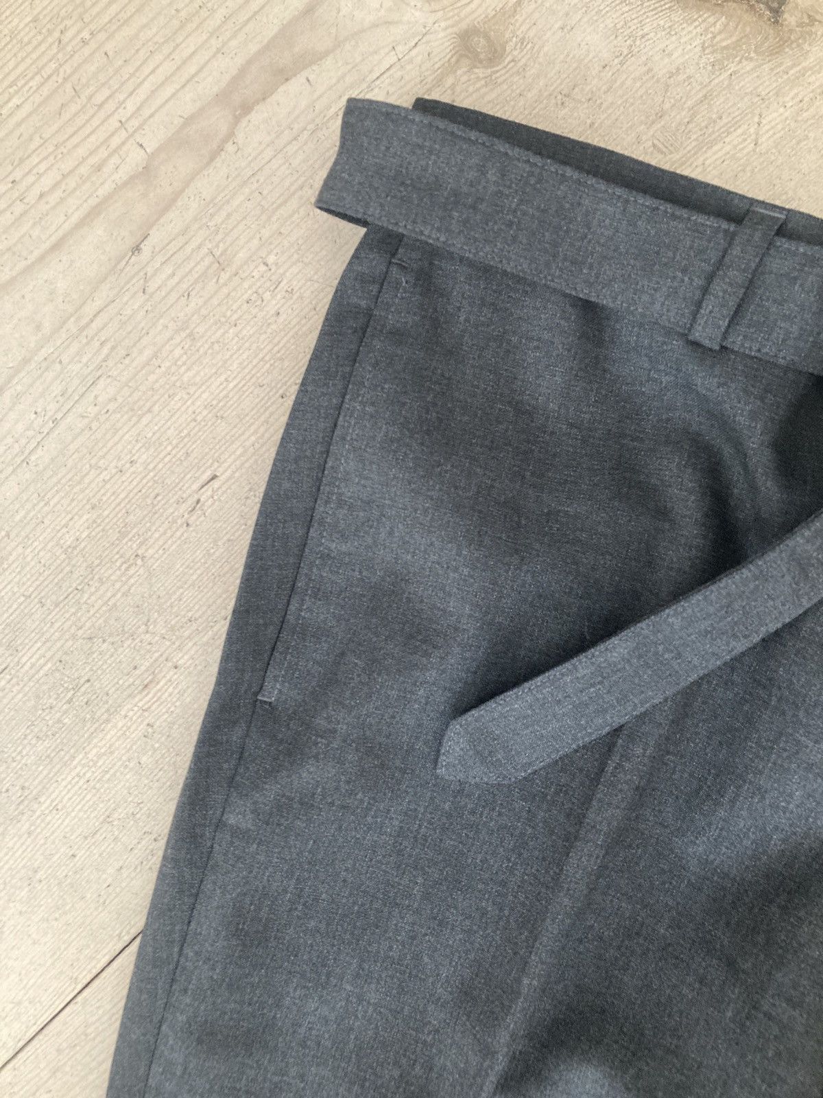 Officine Generale Officine Genéralé 100% Virgin Wool Grey Paul Pant (unworn) Size US 30 / EU 46 - 9 Thumbnail