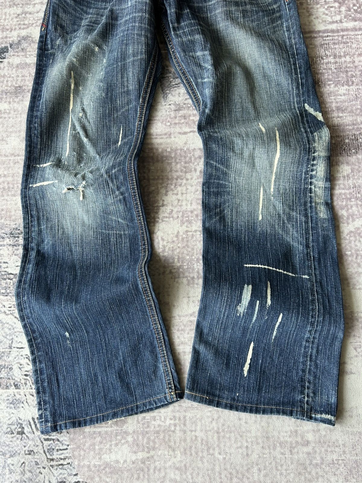 If Six Was Nine Flared Painter Style Liberto Jeans Size US 32 / EU 48 - 4 Thumbnail
