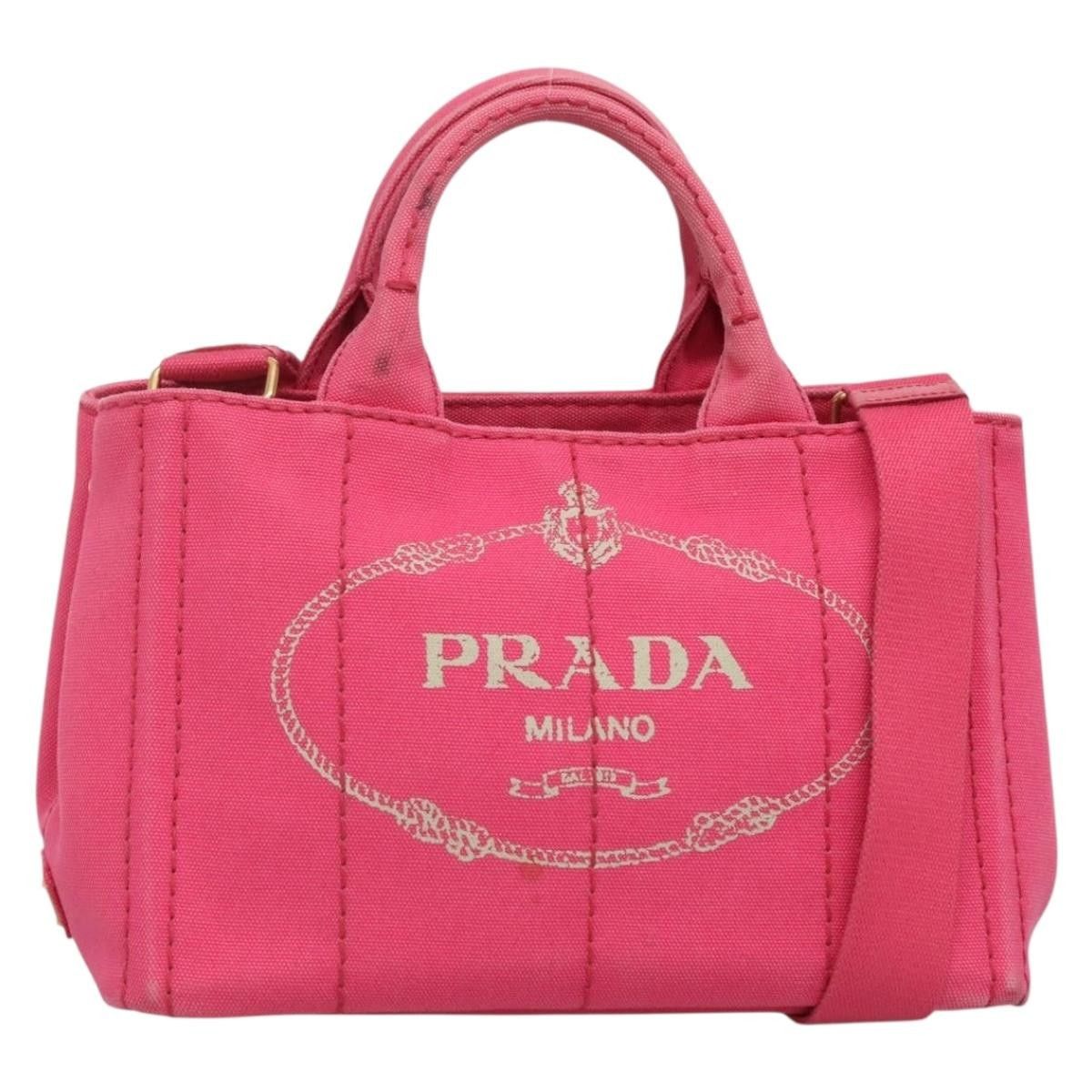 Prada Prada Canapa Convertible Tote Canvas Size ONE SIZE - 1 Thumbnail