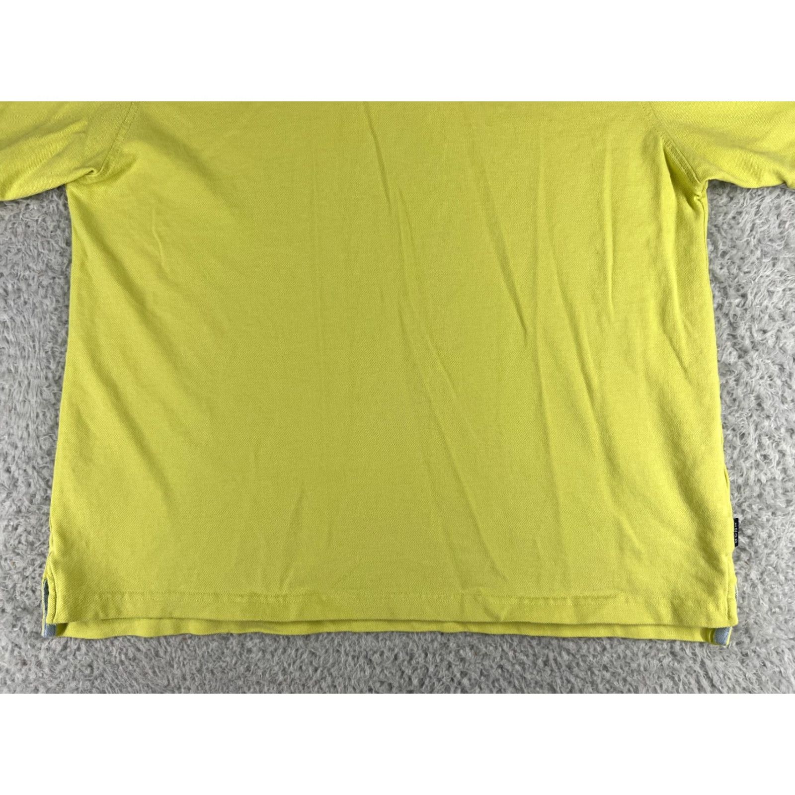 Izod IZOD Polo Shirt Mens XL Green 100% Cotton Short Sleeve Casual Golf Slim Fit Polo Shirt Mens XL Green Size US XL / EU 56 / 4 - 7 Thumbnail