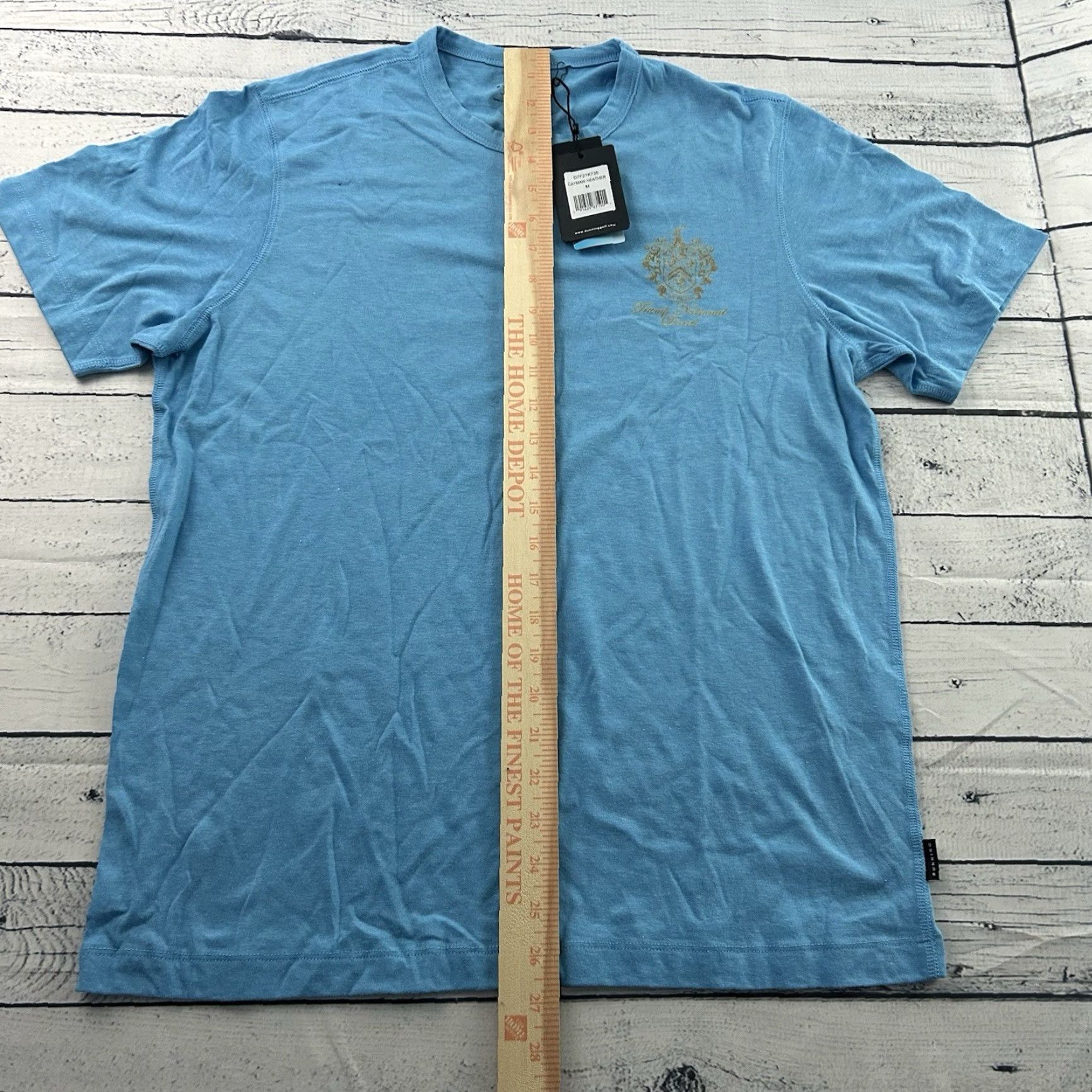 Vintage Dunning Golf Trump National Short Sleeve T Shirt Mens Medium Heather Blue Size US M / EU 48-50 / 2 - 4 Thumbnail