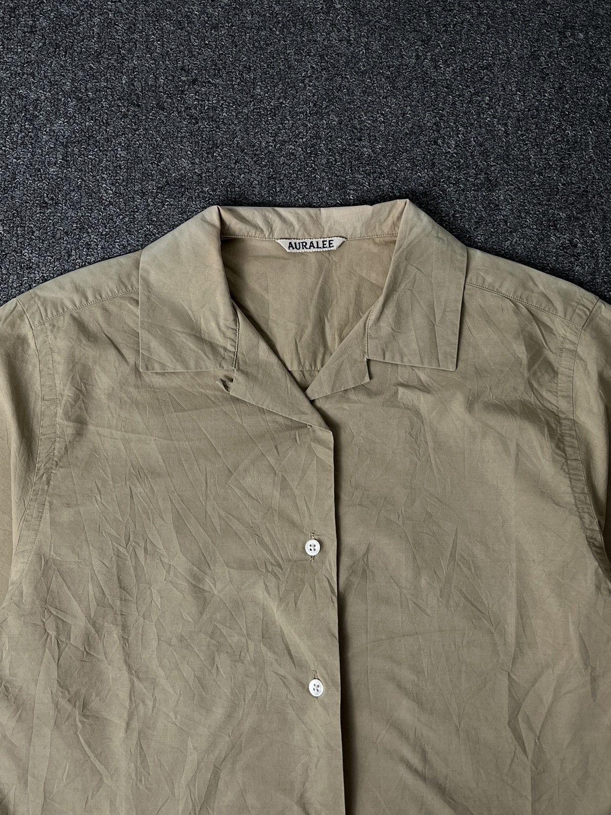 Auralee Auralee Button Up Collar Shirt Size US M / EU 48-50 / 2 - 2 Thumbnail