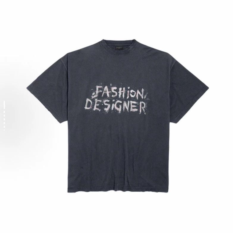 Balenciaga Balenciaga Glitter print Logo short sleeves on the chest Size US M / EU 48-50 / 2 - 7 Thumbnail