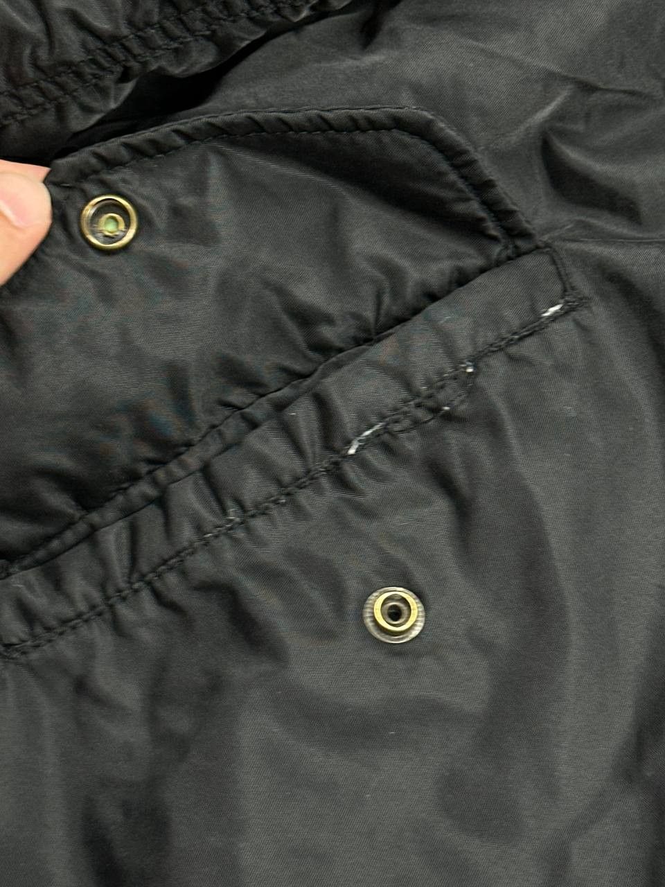 Vintage Vintage Avant Garde MA 1 Baggy Black Bomber Jacket Size US L / EU 52-54 / 3 - 7 Thumbnail