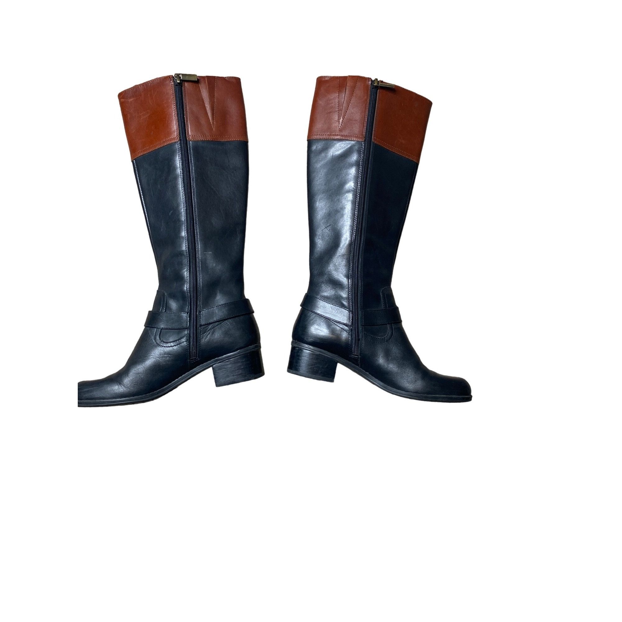 Other BANDOLINO WOMEN'S BLACK & BROWN RIDING BOOTS SZ 6 Size US 6 / IT 36 - 3 Thumbnail