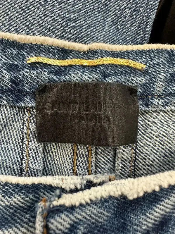 Yves Saint Laurent YSL Blue Denim Women's Jeans Size M . Size 29" - 4 Thumbnail