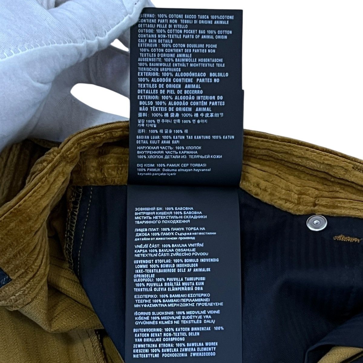 Prada PRADA 2024AW Triangle Logo Pinwale Corduroy Trousers / Pants Size US 44 / EU 60 - 10 Thumbnail