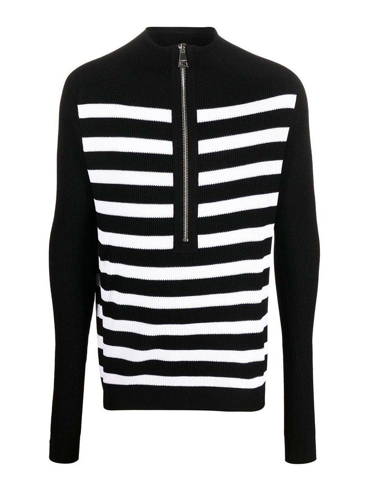 Balmain o1w1db10624 Sweater in Black Size US S / EU 44-46 / 1 - 1 Thumbnail