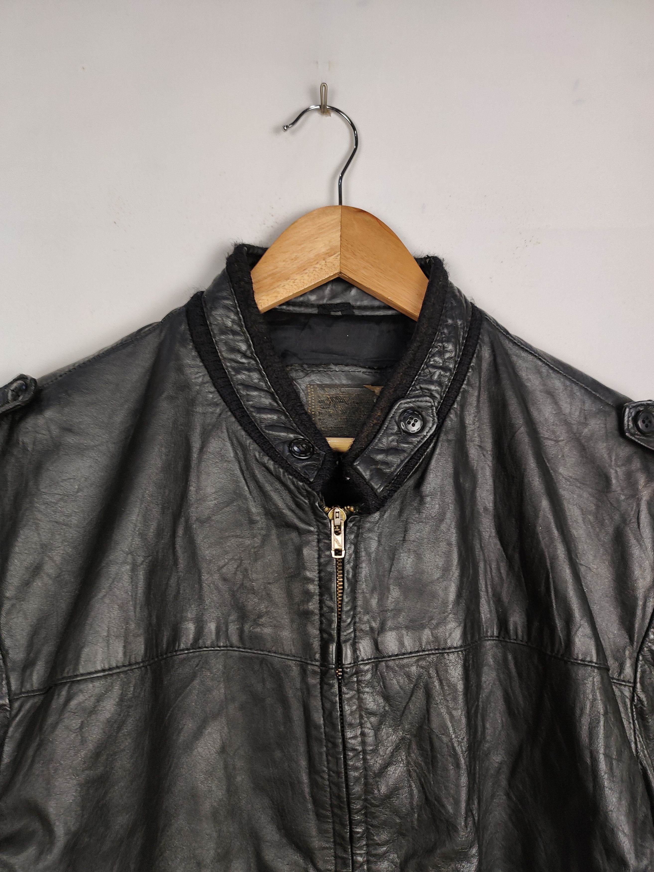 Genuine Leather × Vintage Vintage Saddler Red Indian Apache Back Hit Leather jacket Size US M / EU 48-50 / 2 - 4 Thumbnail