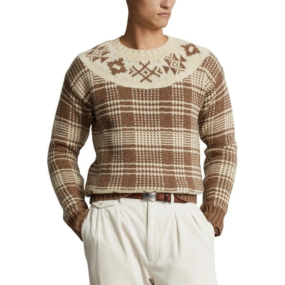 Polo Ralph Lauren Ralph Lauren Polo Plaid Wool Linen Jumper Size US XXL / EU 58 / 5 - 2 Thumbnail