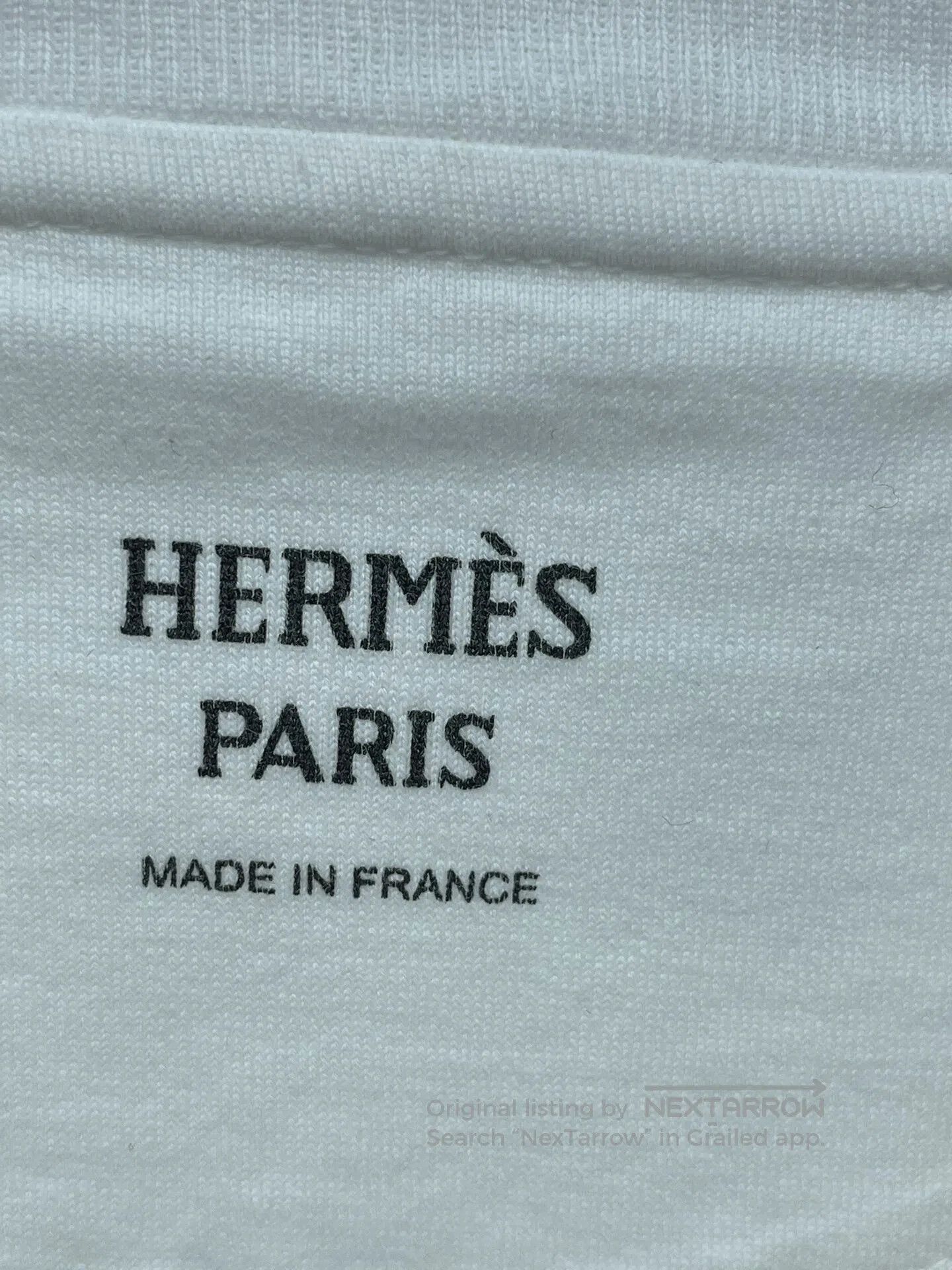Hermes Hermes White Short Sleeve T-shirt. Size US S / EU 44-46 / 1 - 4 Thumbnail