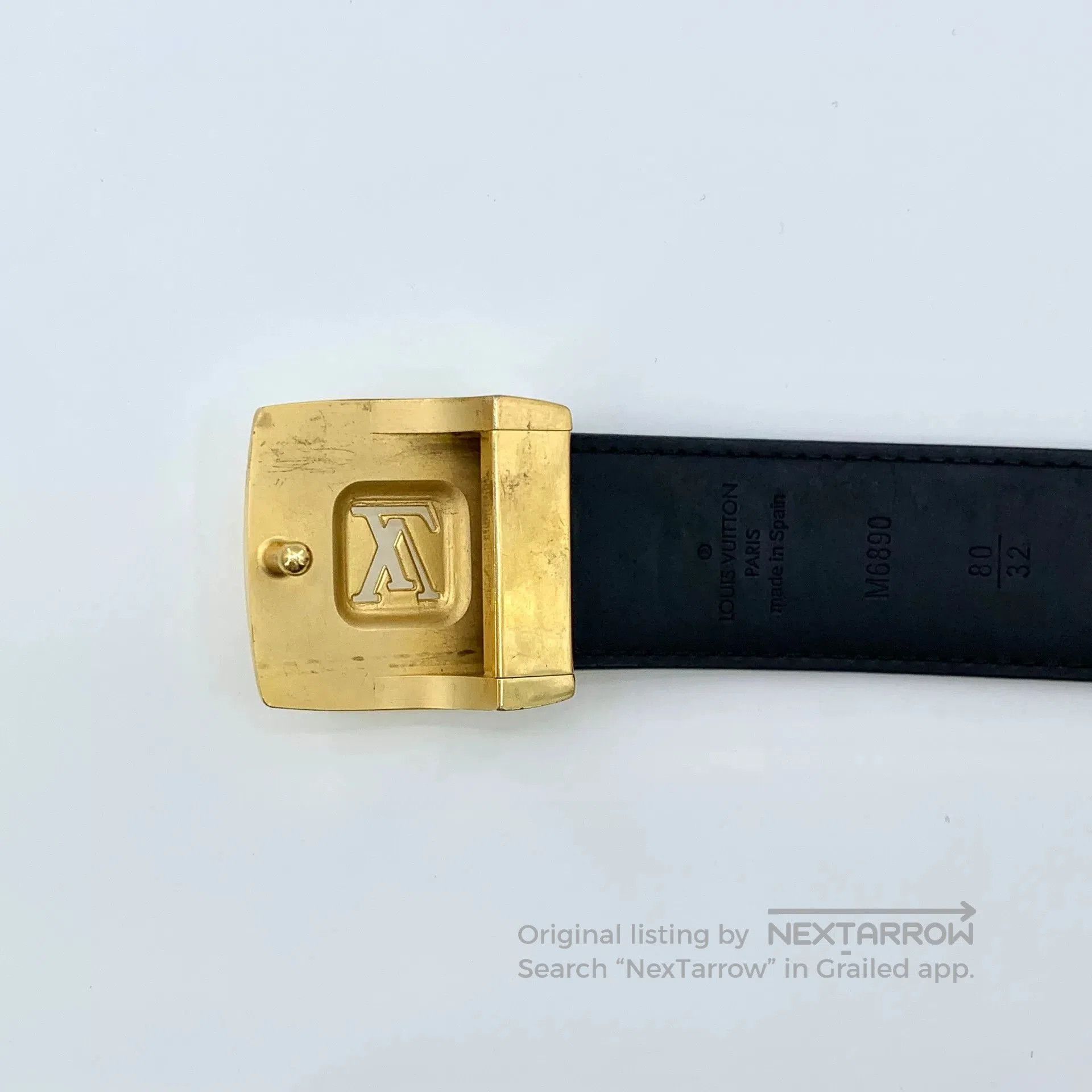 Louis Vuitton Louis Vuitton Black Multicolor Logo Belt. Size ONE SIZE - 7 Thumbnail
