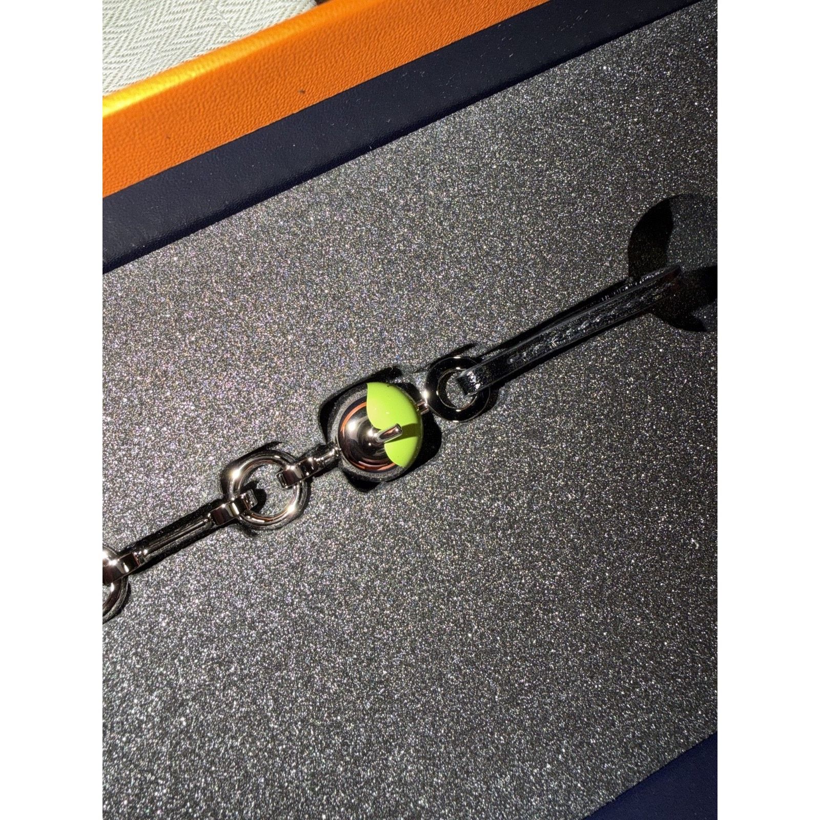 Hermes Hermes Bijou De Sac Charm Green Apple Silver Birkin Kelly Size ONE SIZE - 21 Thumbnail