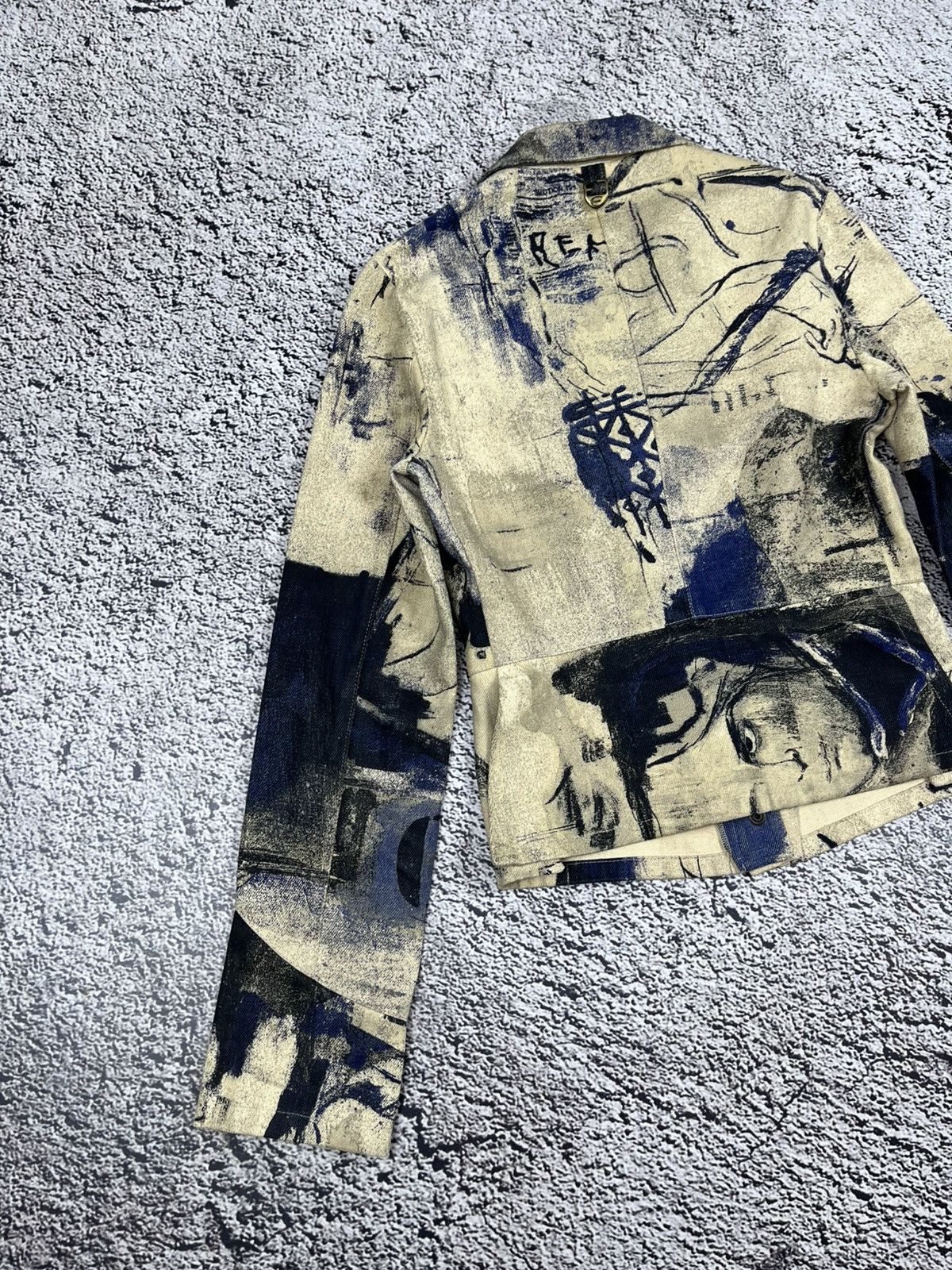 Roberto Cavalli Vintage Renaissance Roberto Cavalli Napoleon Denim Jacket Size XS / US 0-2 / IT 36-38 - 11 Thumbnail