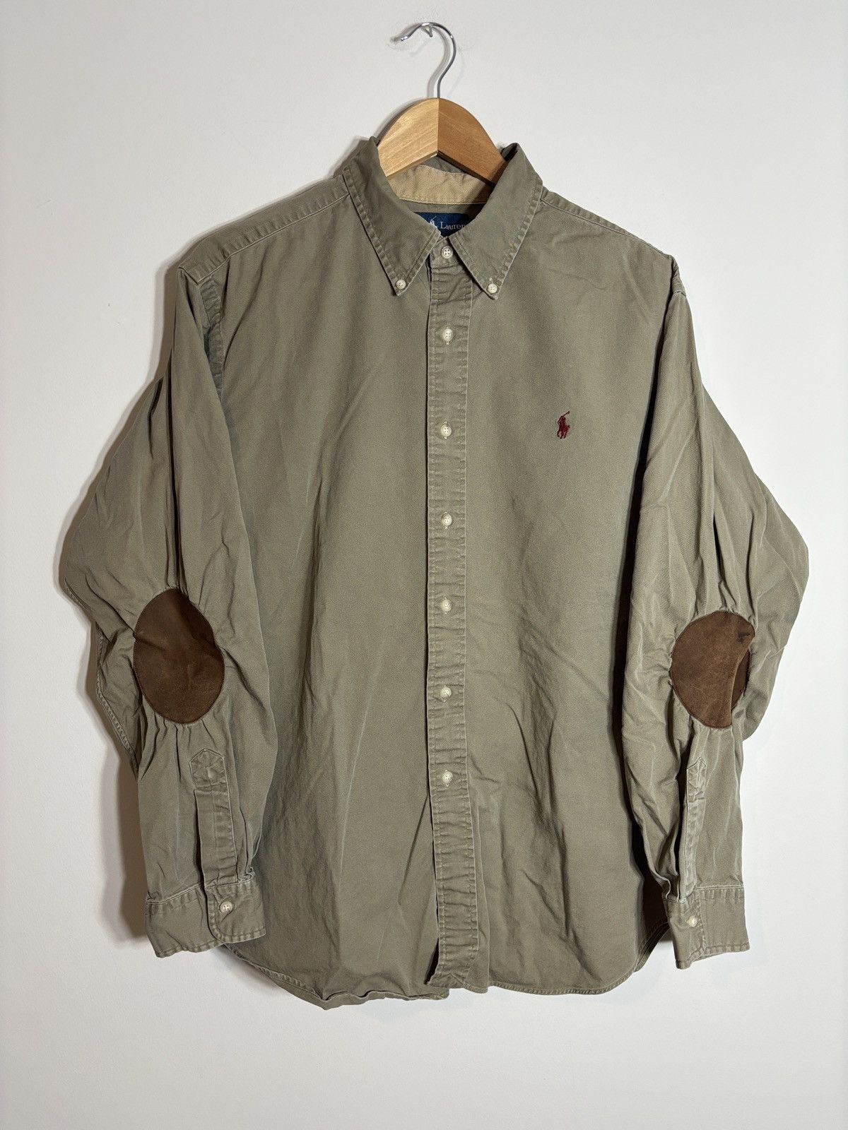 Polo Ralph Lauren Vintage Polo Ralph Lauren Button Down Shirt Elbow Patches XL Size US XL / EU 56 / 4 - 1 Thumbnail