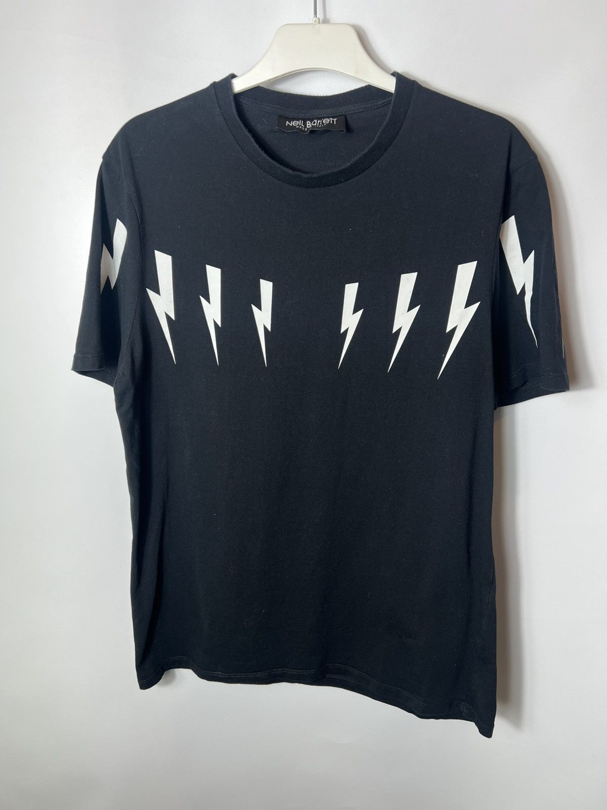 Neil Barrett Vintage streetwear designer Neil Barrett Thunderbolt T-shirt Size US M / EU 48-50 / 2 - 1 Thumbnail