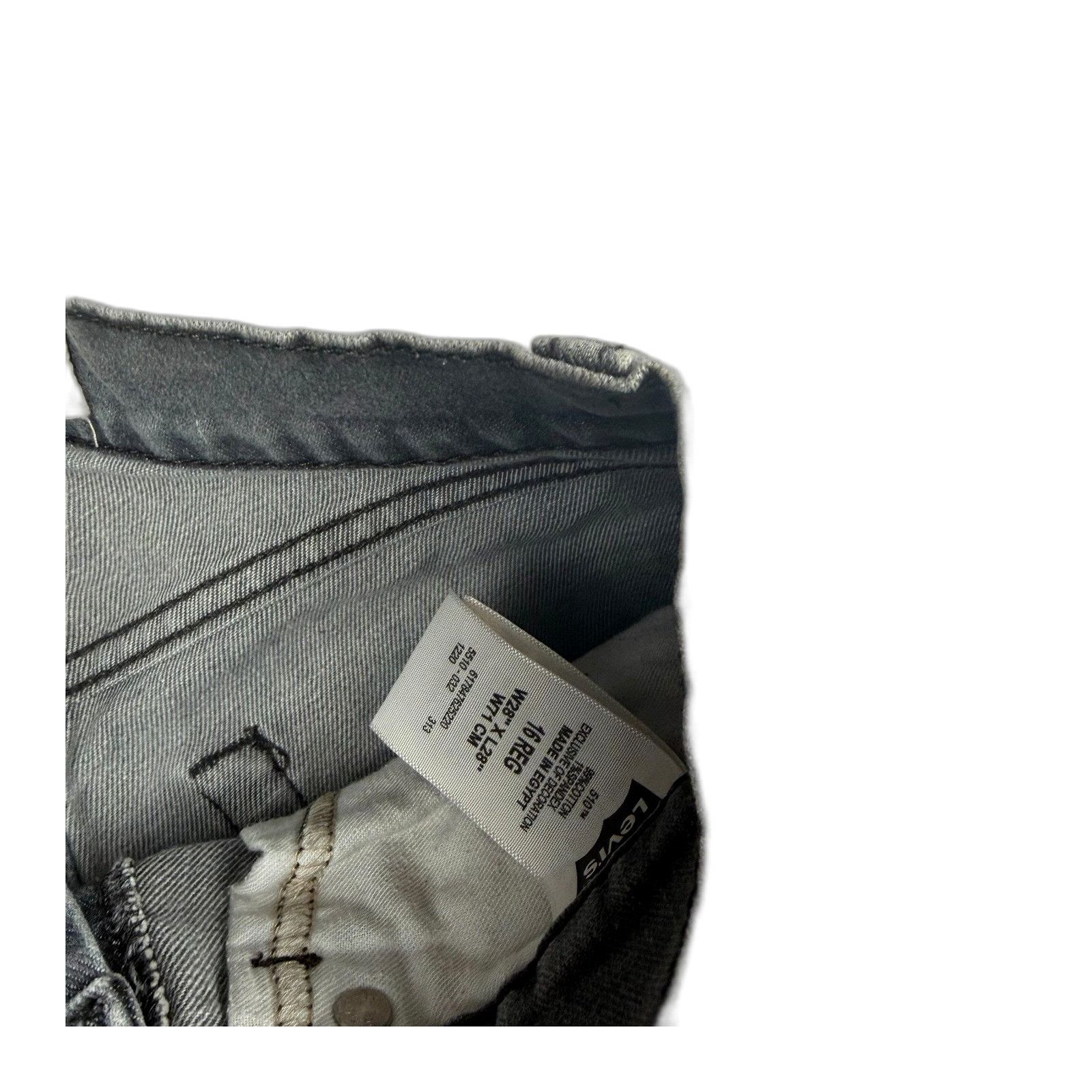 Levi's Levi's 510 Skinny Jeans Grey Boys Size 16 Regular W28 L28 Yo Size US 26 / EU 42 - 2 Thumbnail