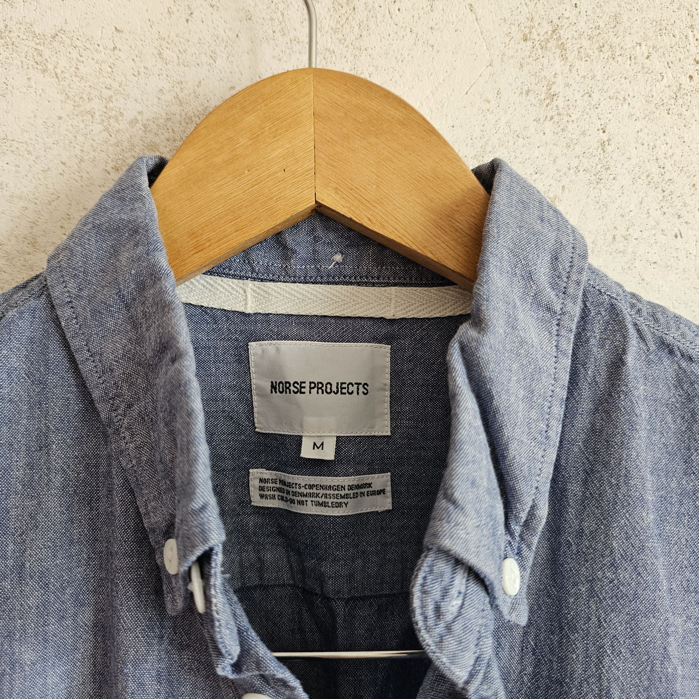 A.P.C. × Acne Studios × Norse Projects Norse Projects cotton shirt Size US M / EU 48-50 / 2 - 2 Thumbnail