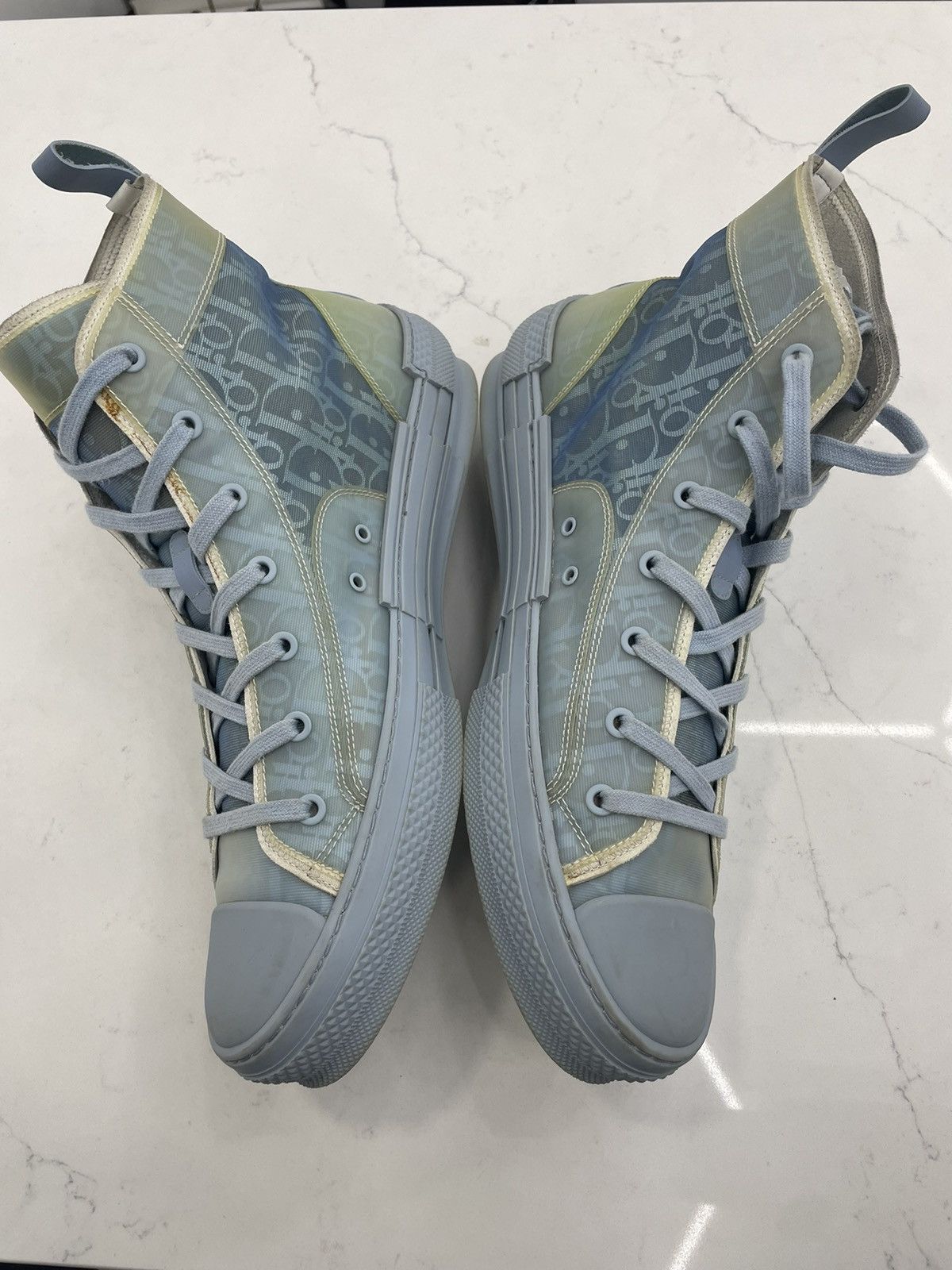 Dior Dior B23 Blue and white Size US 12 / EU 45 - 3 Thumbnail