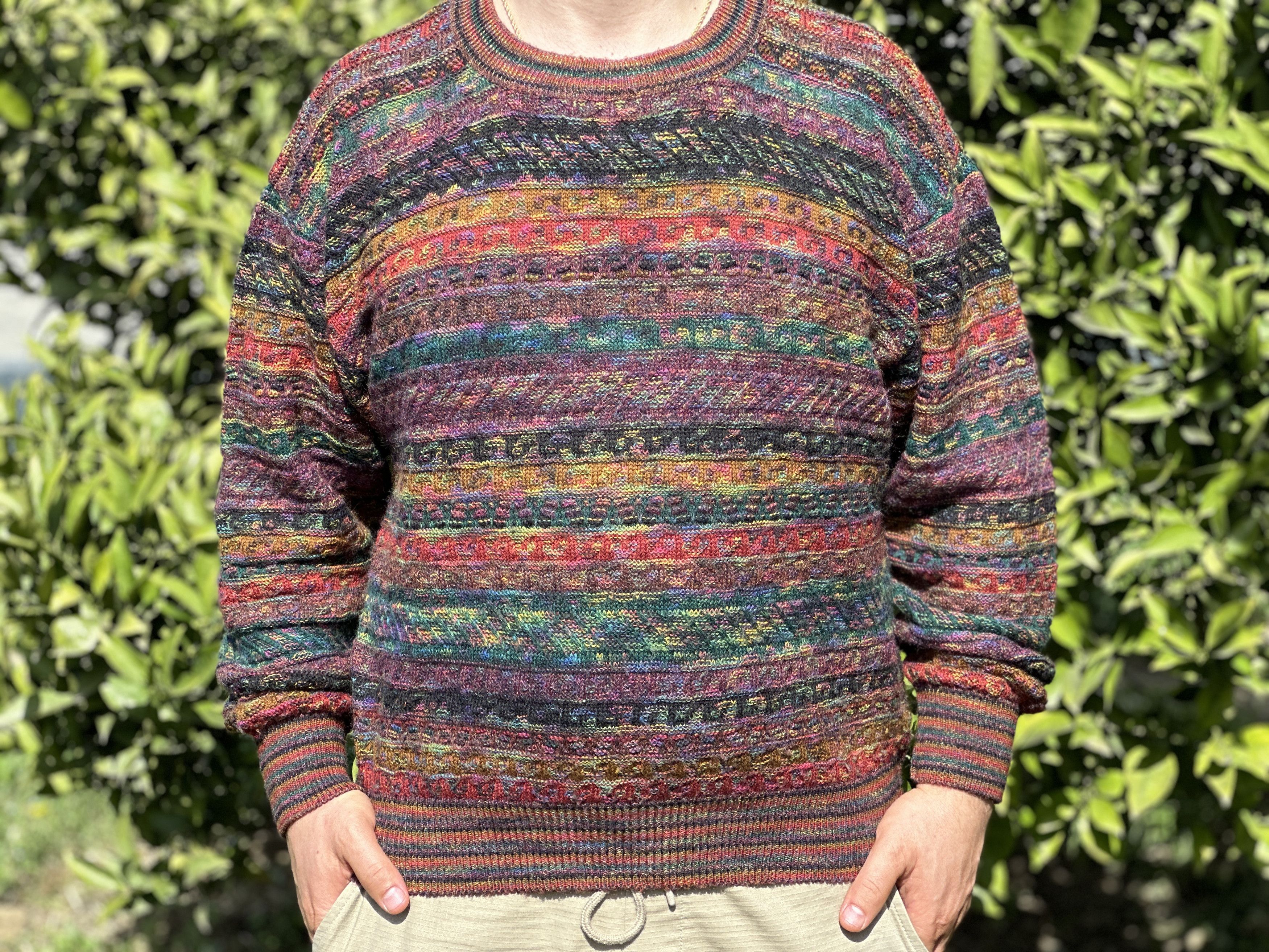 Missoni Rare Missoni Sport Striped Knit Wave Sweater Size M 48 Size US M / EU 48-50 / 2 - 1 Thumbnail