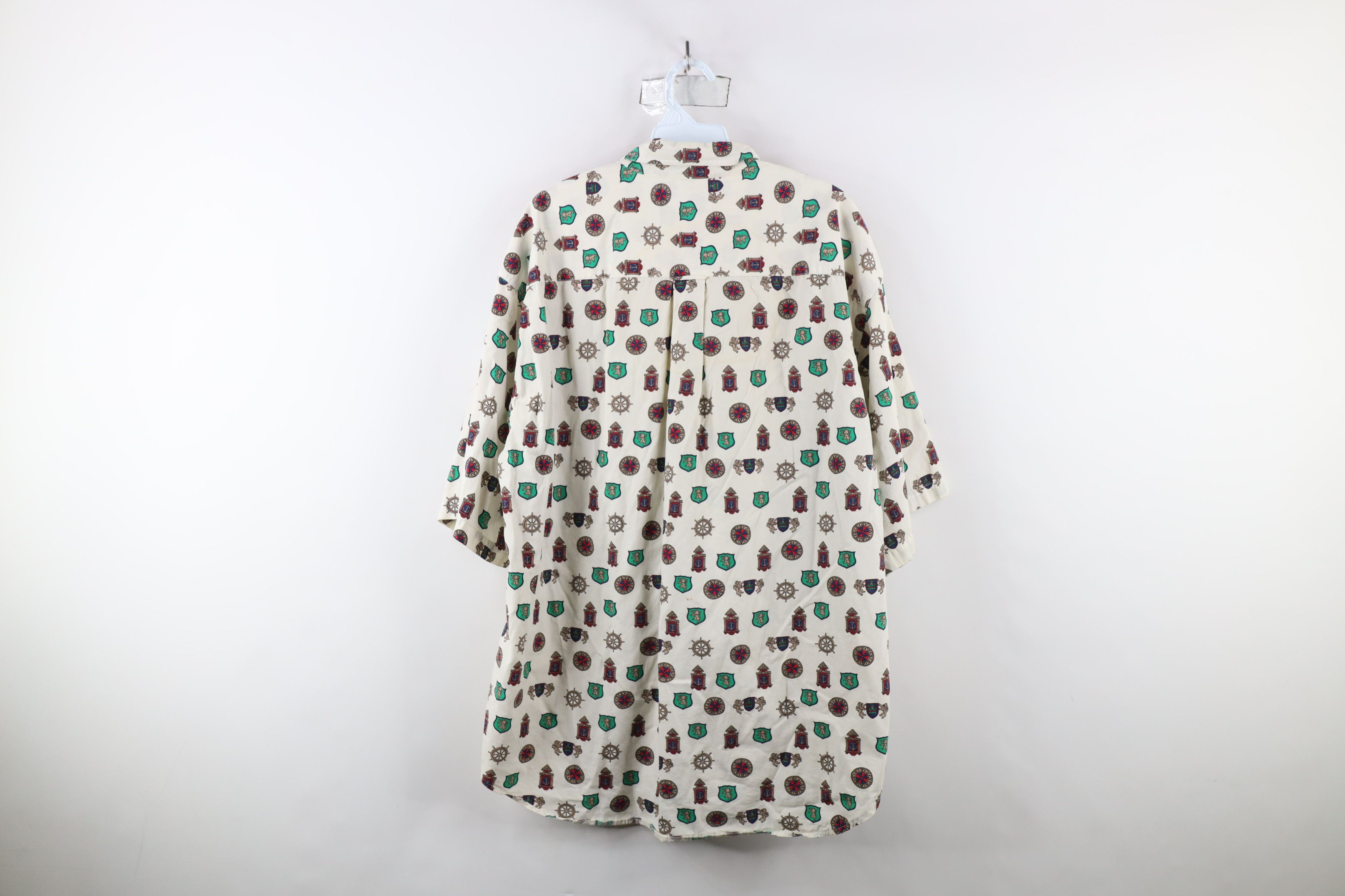 Vintage Vintage 90s Streetwear All Over Print Button Down Shirt Size US XL / EU 56 / 4 - 12 Thumbnail