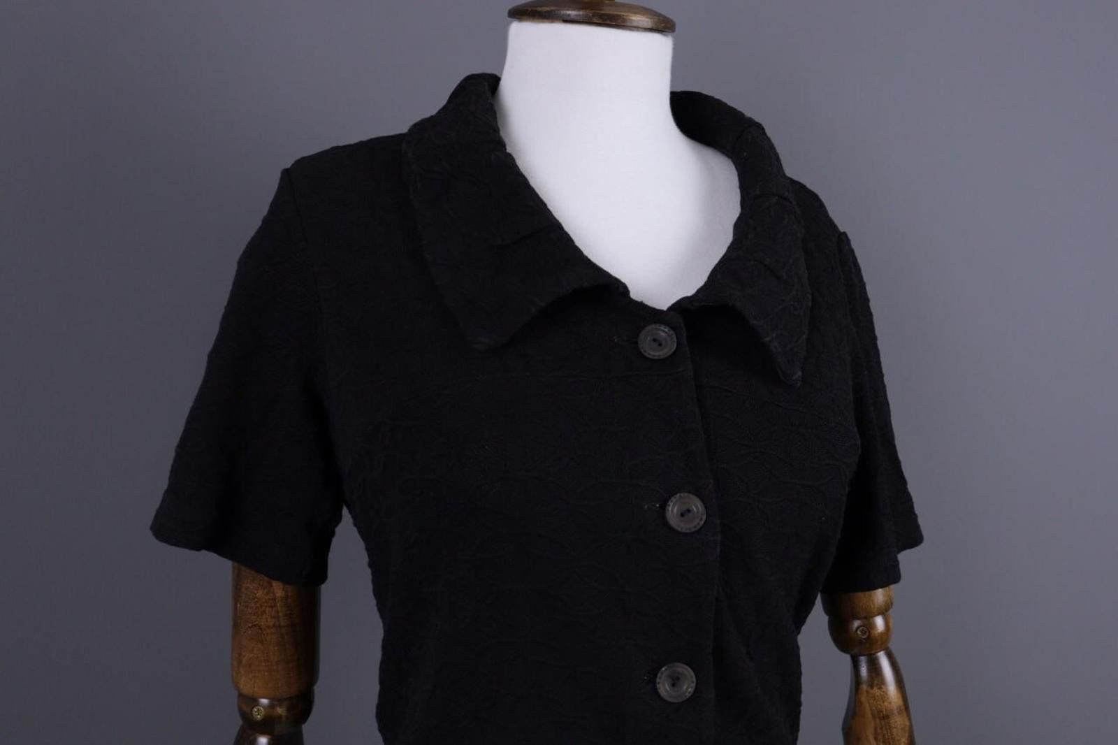Transit Transit Par Such 392 Black Floral Blouse Shirt Sz 3 / L Size L / US 10 / IT 46 - 9 Thumbnail