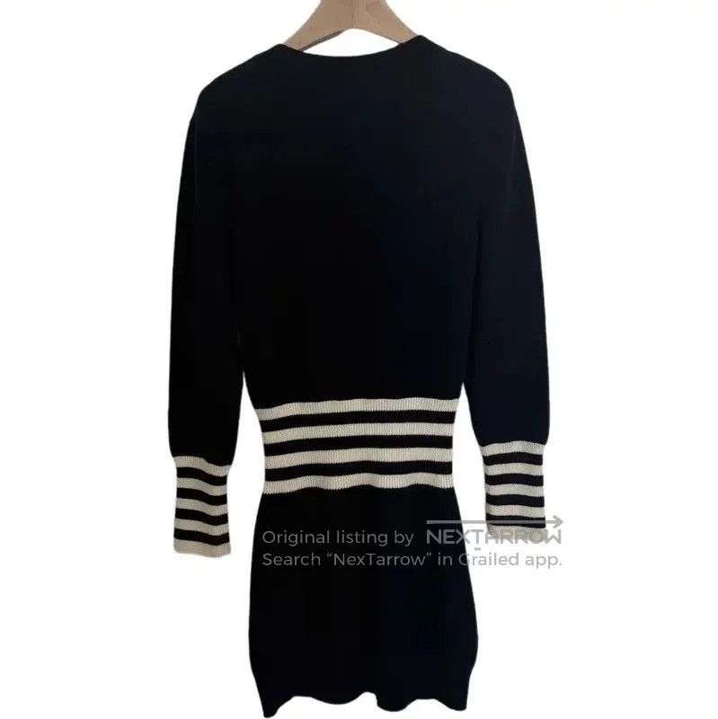 Chanel Chanel Blue Cashmere Long Sleeve Dress . Size XS / US 0-2 / IT 36-38 - 2 Thumbnail