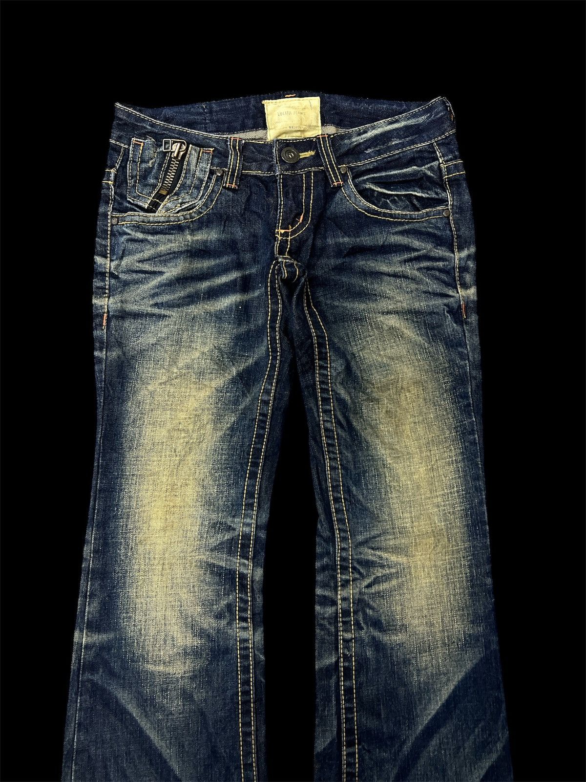 Japanese Brand × Jean FLARED‼️LOLITA RUSTY DISTRESSED DENIM PANT Size US 28 / EU 44 - 5 Thumbnail