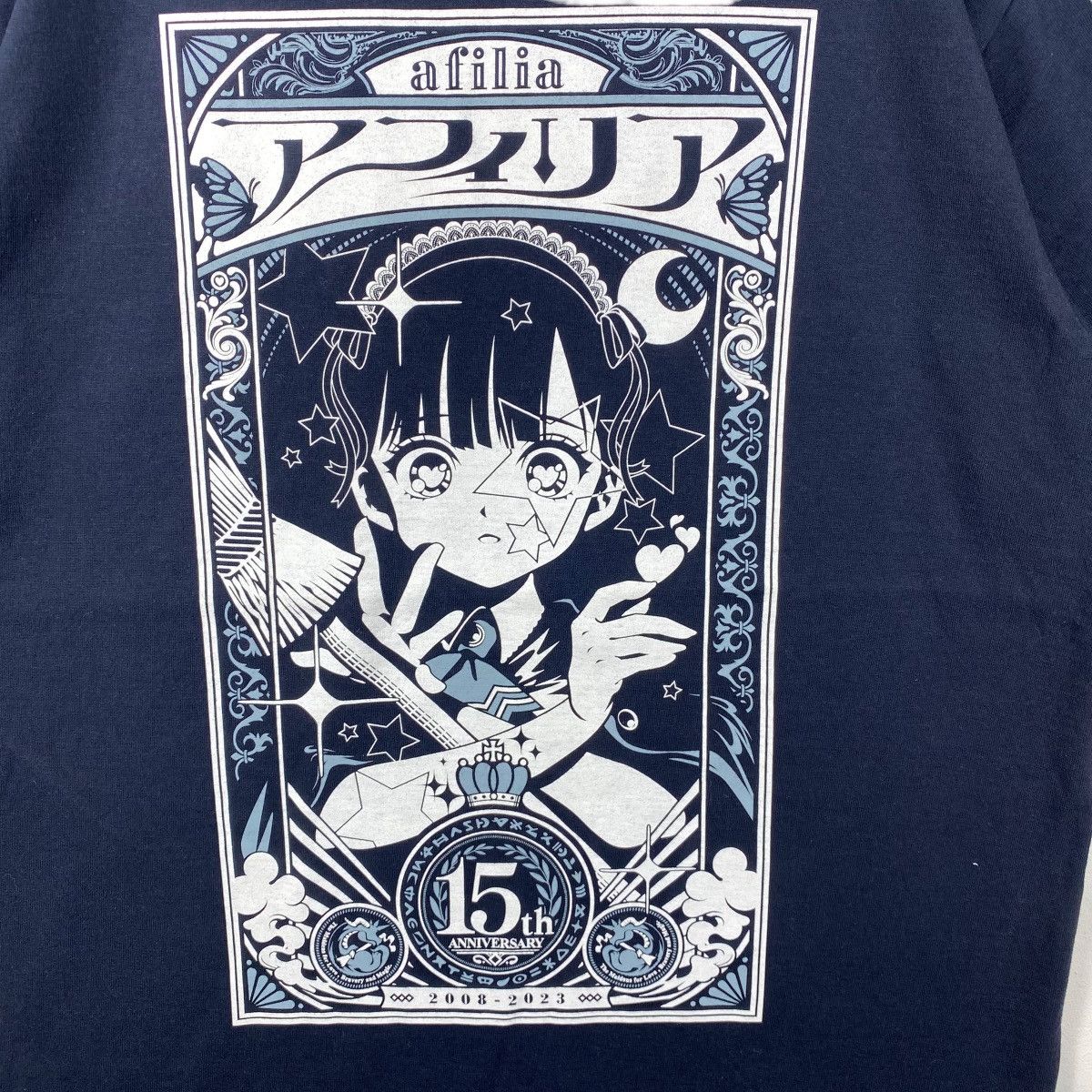 Japanese Brand AFILIA 15th Anniversary 2008-2023 Graphic With Signature Tee Size US XL / EU 56 / 4 - 2 Thumbnail