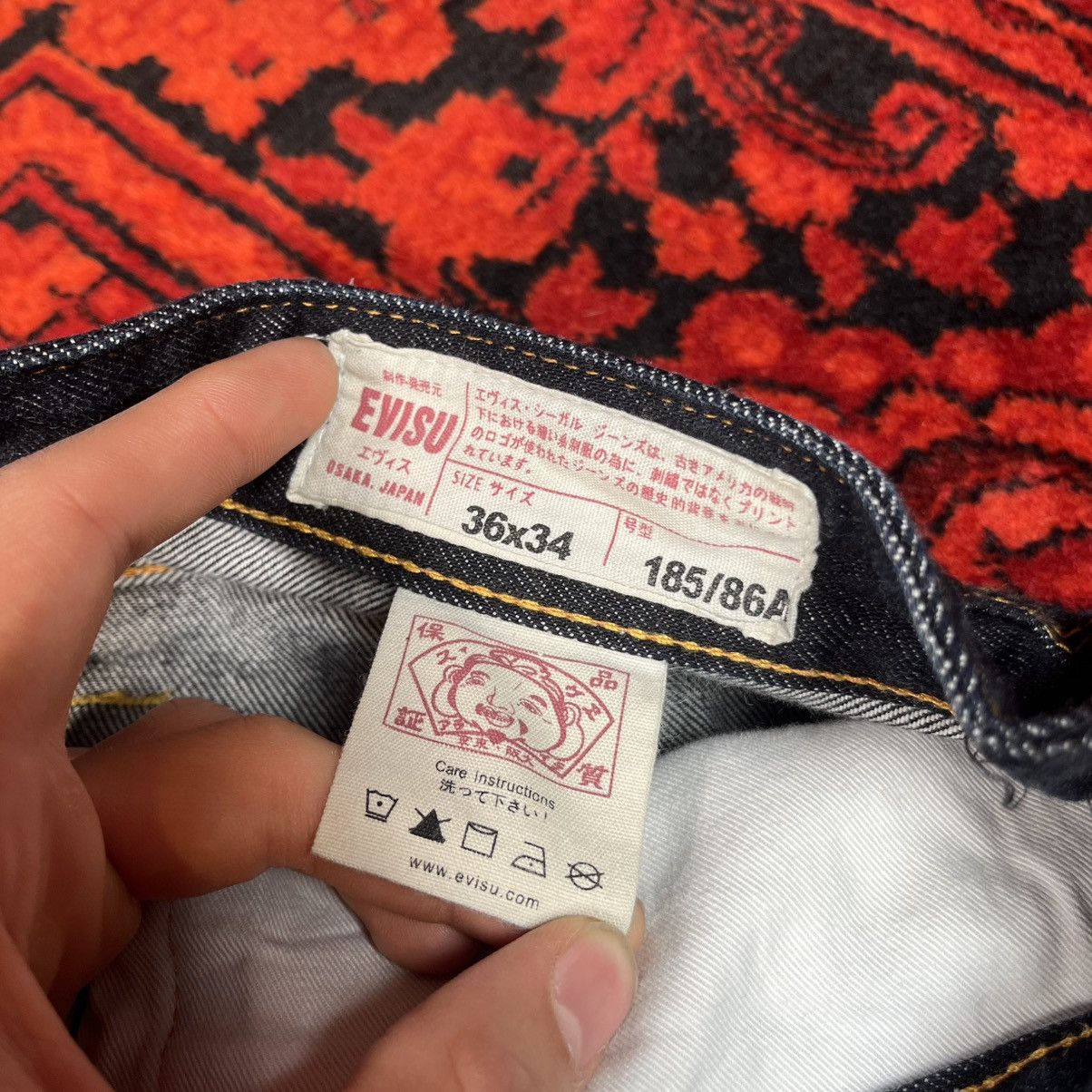 Evisu EVISU Jeans Big Back Daicock Seagull Graphic Archive Y2K Size US 36 / EU 52 - 15 Thumbnail