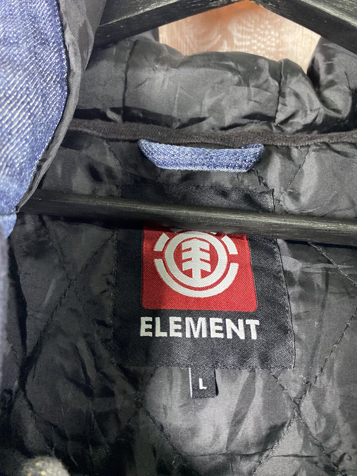 Element Vintage Element Denim Jacket Quilted Lining Skateboarding Size US L / EU 52-54 / 3 - 8 Thumbnail