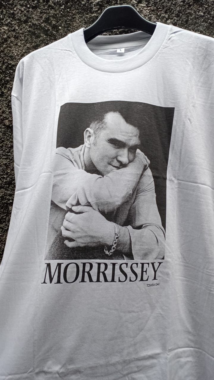 Morrissey × The Smiths × Vintage VINTAGE MORRISSEY TOSHIBA EMI PROMO SHIRT RARE Size US L / EU 52-54 / 3 - 5 Thumbnail