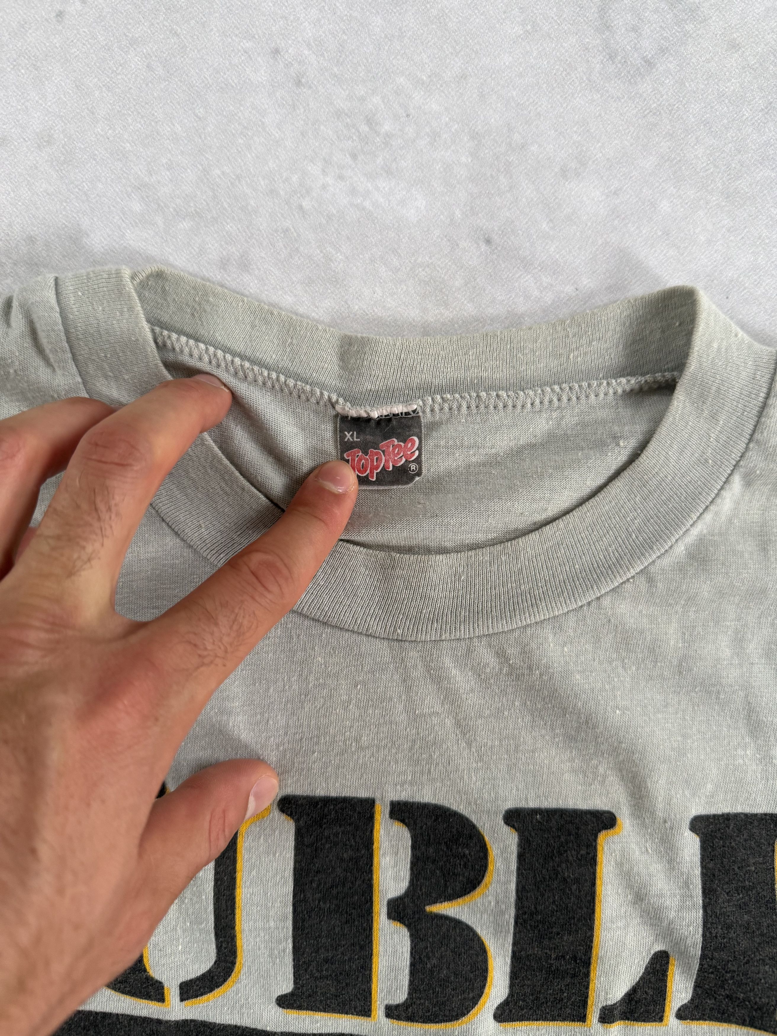 Vintage 1984 Public Enemy Toptee Tag Single Stitch Shirt Size US XL / EU 56 / 4 - 3 Thumbnail