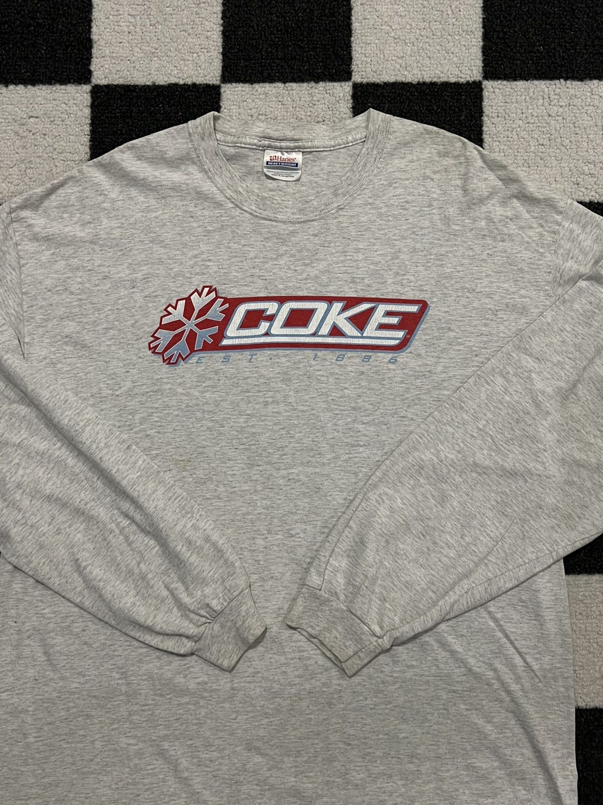 Vintage ❄️ Vintage "Coke" Drug Longsleeve Tee Size US XL / EU 56 / 4 - 2 Thumbnail