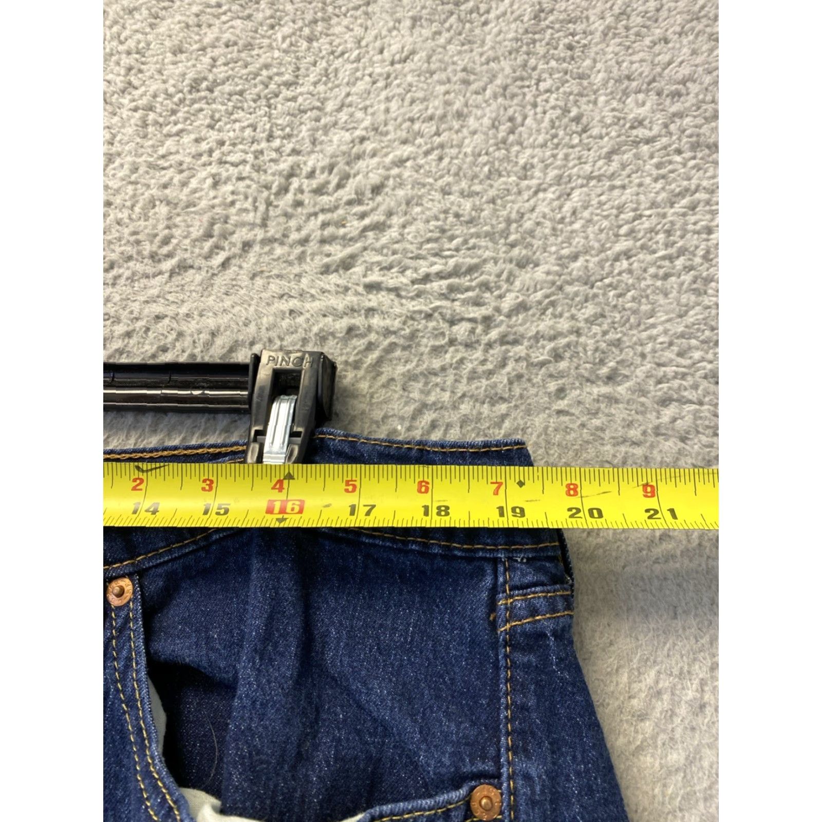 Levi's Levi's 505 Jeans Men 40x32 Straight Leg Denim Medium Wash Cotton Adult Classic Size US 40 / EU 56 - 3 Thumbnail