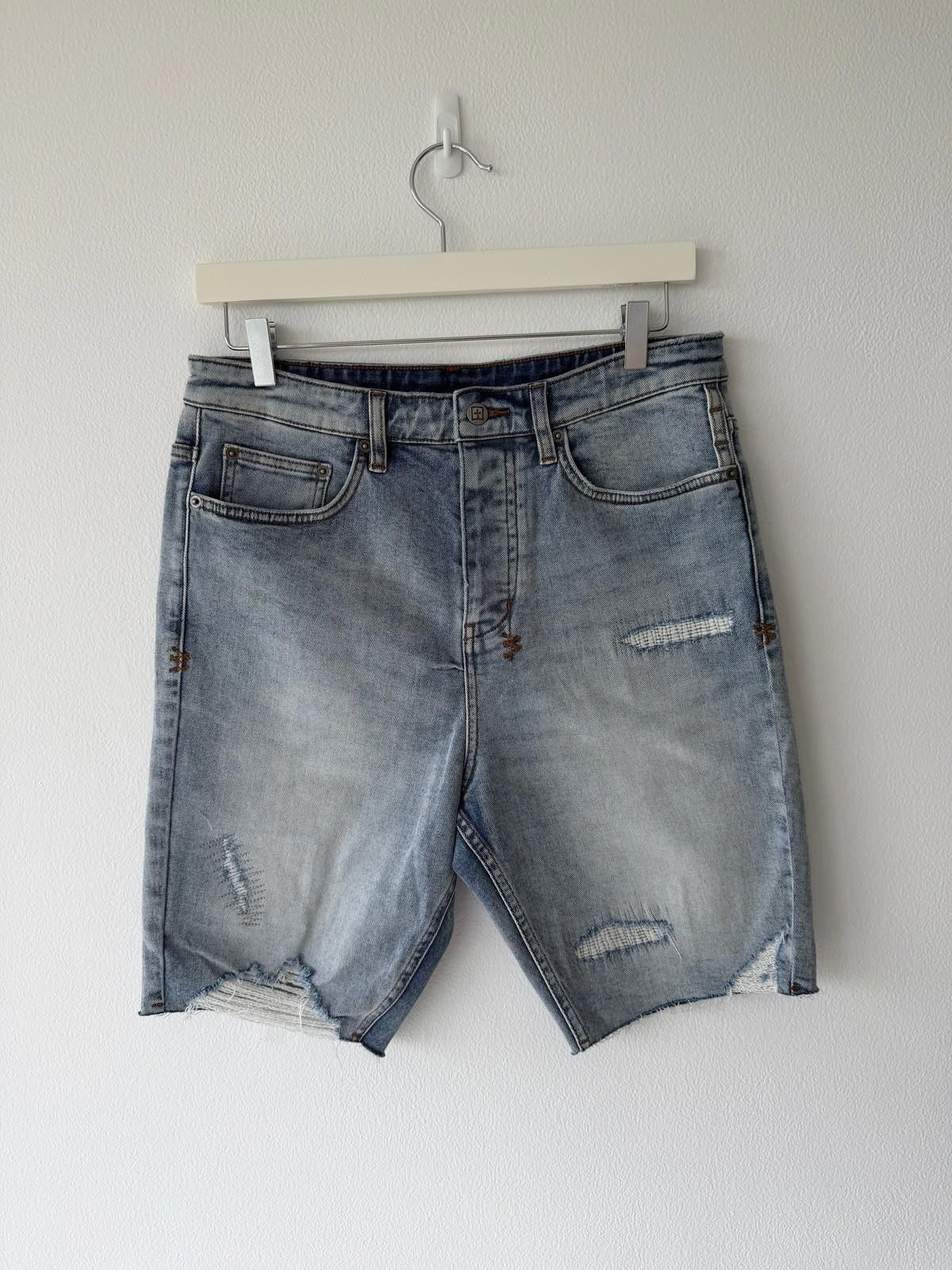 Ksubi new Ksubi mens denim shorts wolf short ghosted blue 32 m Size US 32 / EU 48 - 1 Thumbnail