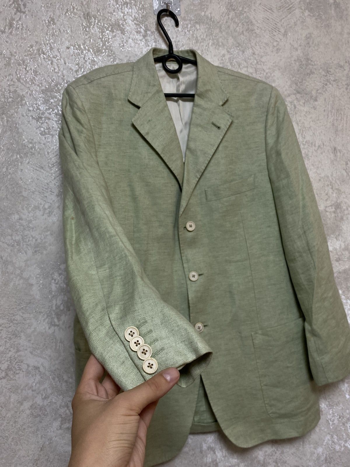 Corneliani Corneliani premium cupro blazer jacket Size 50R - 2 Thumbnail