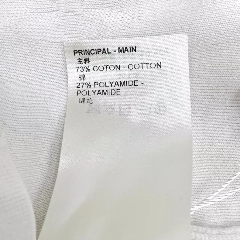 Louis Vuitton Louis Vuitton Embossed Logo White Cotton T -2505 Size XS / US 0-2 / IT 36-38 - 7 Thumbnail