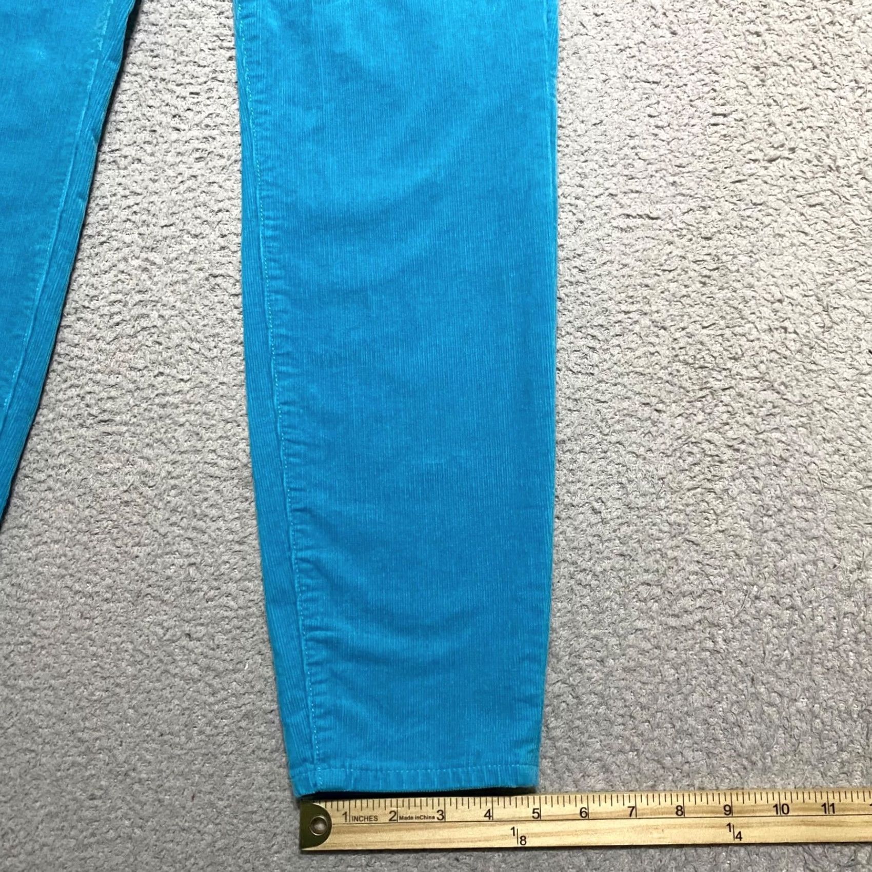Talbots Talbots Jeans Womens sz 10 Jegging High Rise Blue Corduroy Medium Wash Size 30" / US 8 / IT 44 - 5 Thumbnail