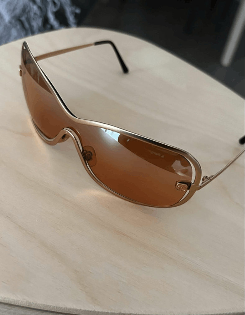 Chanel CHANEL Sunglasses 4031 Rimless Rhinestone 4017 Vintage Size ONE SIZE - 4 Thumbnail