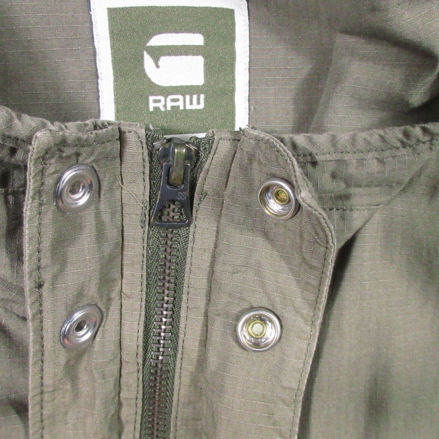 G-Star G-Star Raw Cargo Jacket Womens XL Green Brown Military Epaulets Utility Grunge Jacket Size XL / US 12-14 / IT 48-50 - 3 Thumbnail