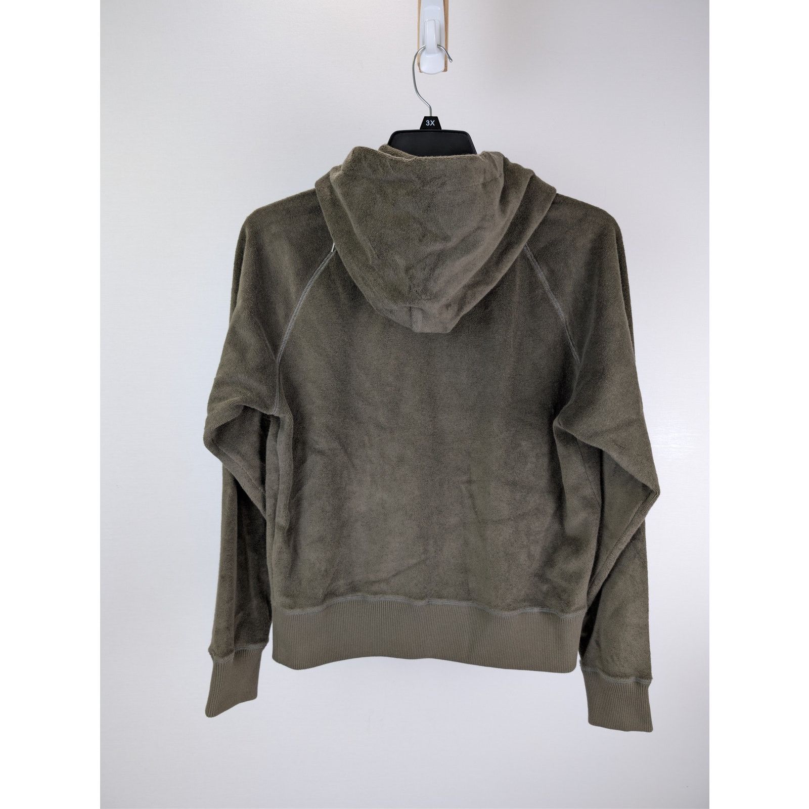 Tom Ford o1rshd1 CC20 Towelling cotton hoodie in green Size US M / EU 48-50 / 2 - 10 Thumbnail