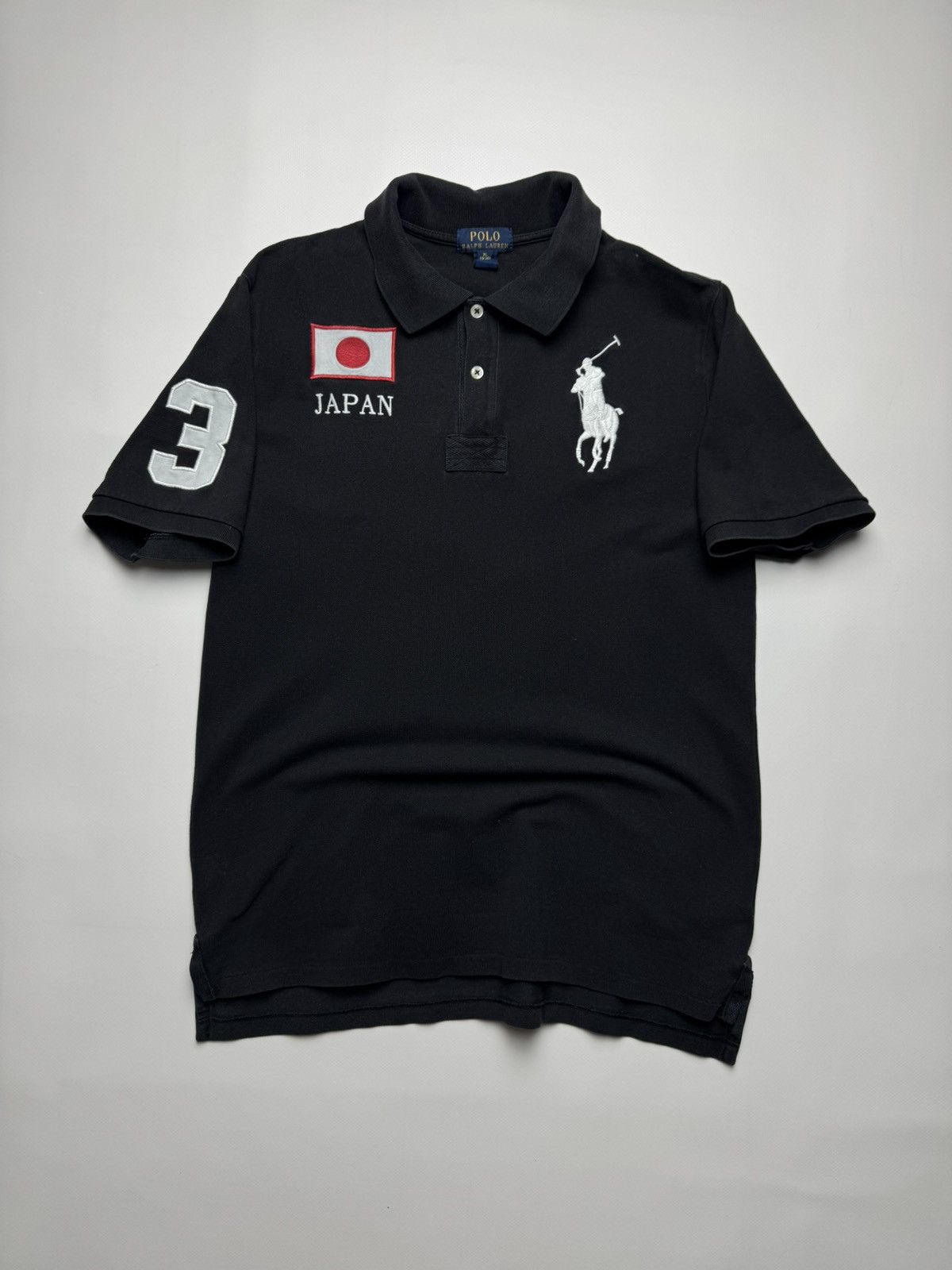 Polo Ralph Lauren Polo Ralph Lauren Japan Big Pony Polo Shirt - Black Size US L / EU 52-54 / 3 - 1 Thumbnail