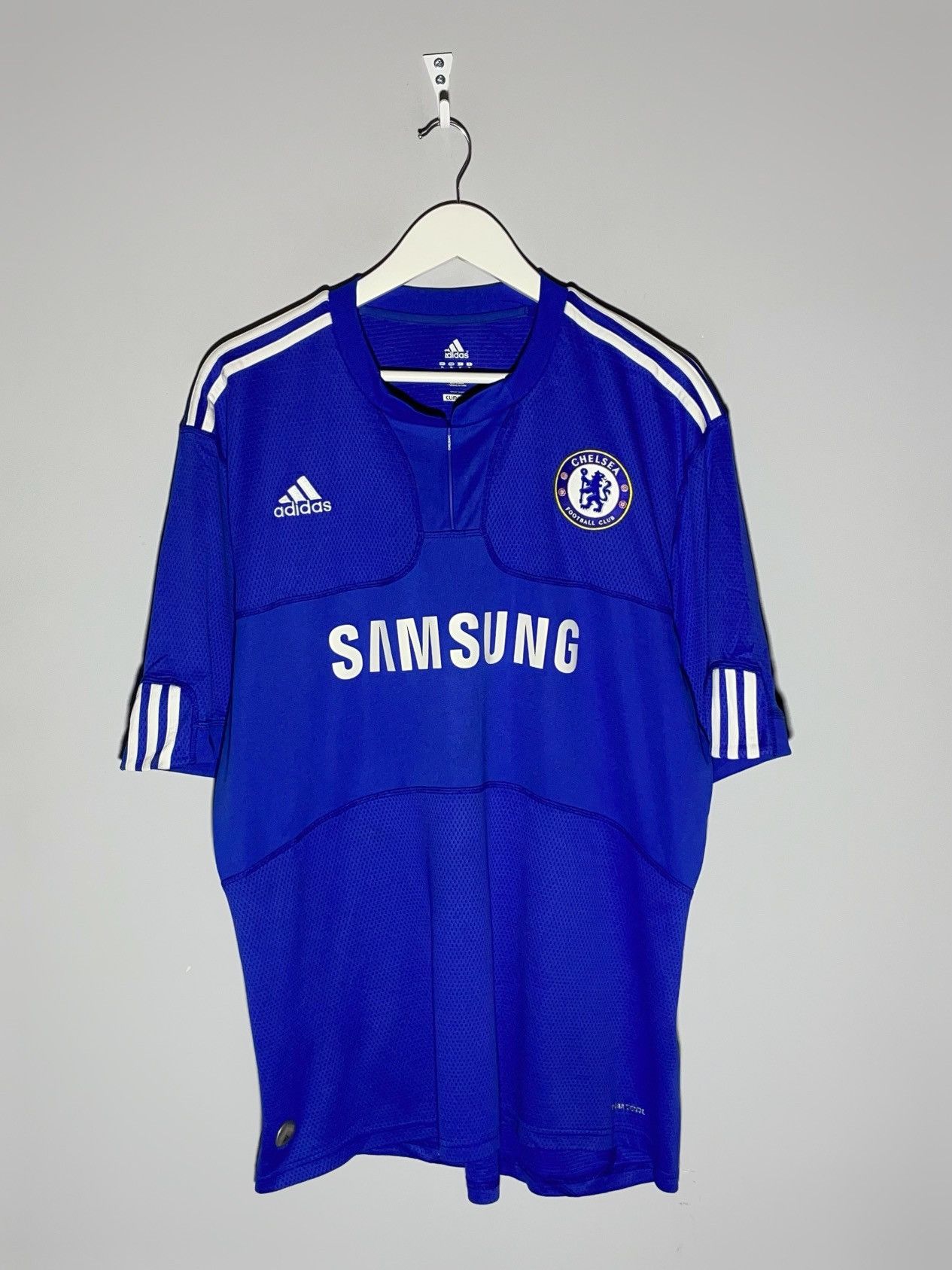 Chelsea FC Adidas 2009/10 Home Y2k Football Shirt
